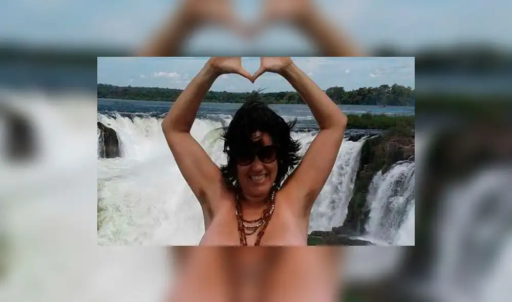 Publicó una foto en topless en Iguazú y Facebook bloqueó su cuenta