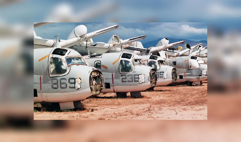 Desliza las imágenes para ver cómo luce el 'cementerio' de aviones ubicado en Arizona, Estados Unidos. Foto: Andrew Thomas / Flickr