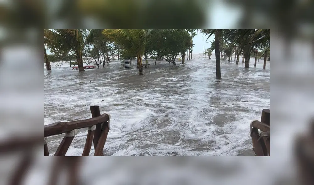 Video muestra la inundación de la Isla de Holbox tras el Frente Frío 