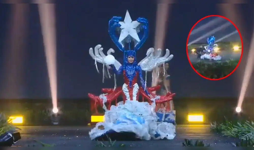 Miss Puerto Rico cae en pleno desfile típico del Miss Universo 2018 [VIDEO]