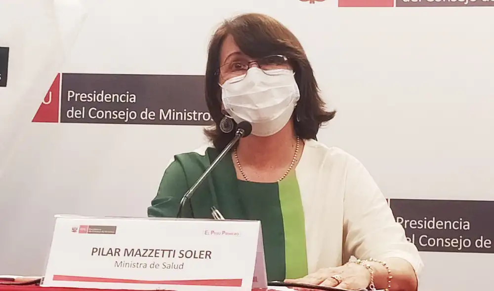 Pilar Mazzetti en conferencia de prensa informó las nuevas medidas restrictivas por fuestas de finde años. Foto: Grace Mora / URPI-GLR Pilar Mazzetti en conferencia de prensa informó las nuevas medidas restrictivas por fuestas de finde años. Foto: Grace Mora / URPI-GLR