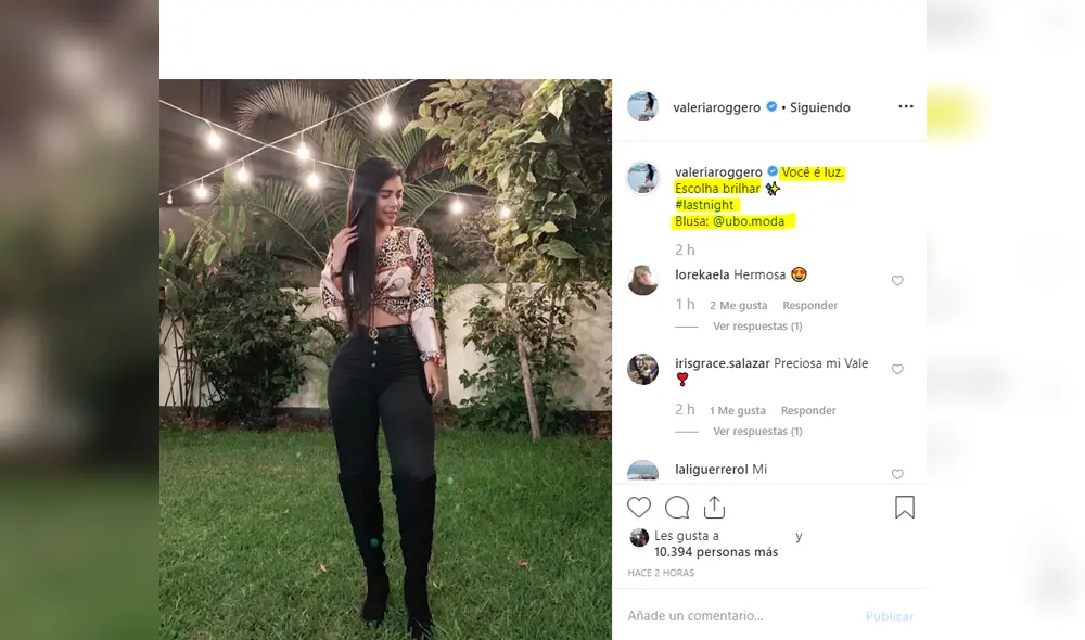 Valeria Roggero cautiva a seguidores al mostrarles el tamaño de su cintura Valeria Roggero cautiva a seguidores al mostrarles el tamaño de su cintura