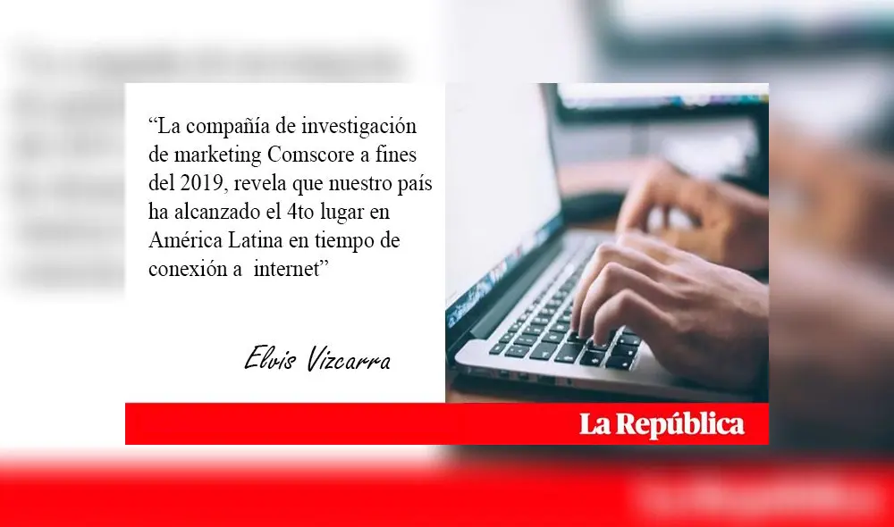 Columna de Elvis Vizcarra.