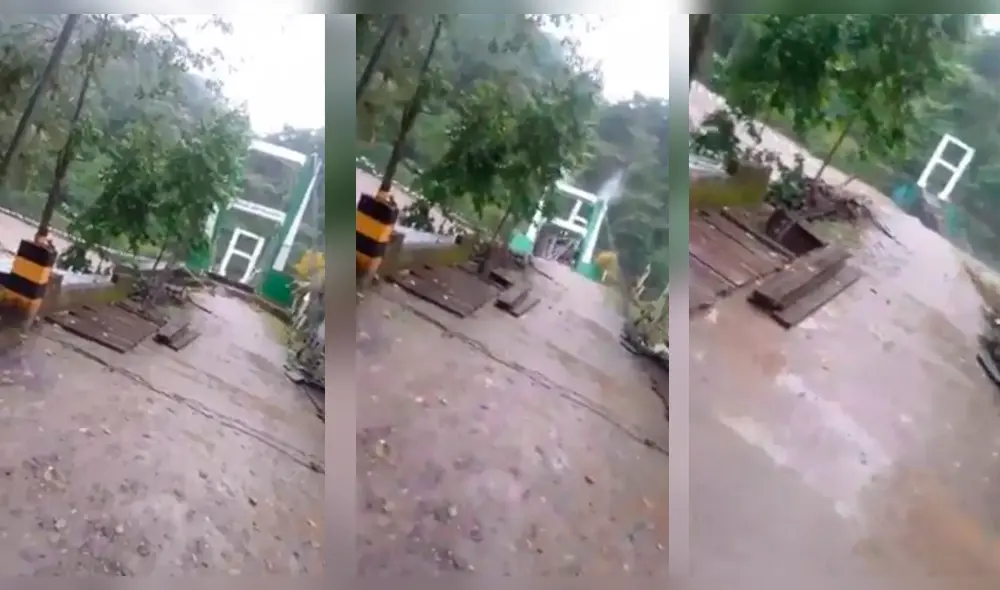 Pobladores esperan atención de las autoridades para no quedar aislados.