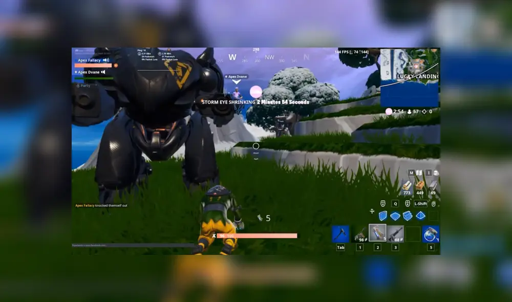 Quizá B.R..U.T.O. no te caiga tan mal después de ver este glitch. Gana rápidamente partidas de Fortnite con este truco.