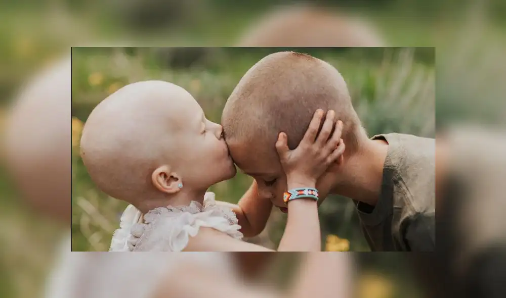 Lula Beth le da un beso a su hermano mayor en agradecimiento de su gesto. Foto: Facebook / Kristin Bowden Lula Beth le da un beso a su hermano mayor en agradecimiento de su gesto. Foto: Facebook / Kristin Bowden