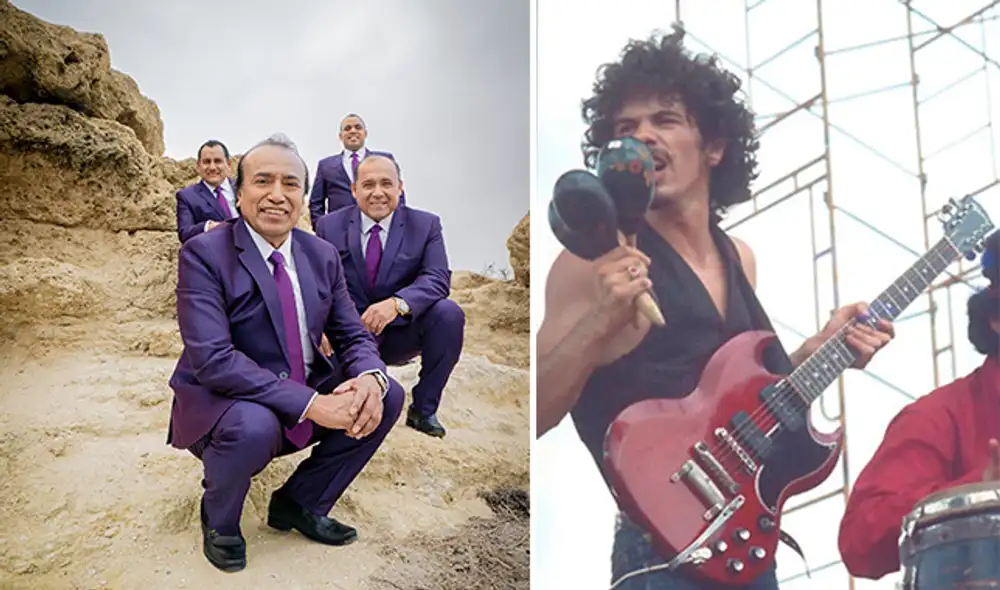 Agua Marina versionó a Santana en el Alternativo Music Festival.