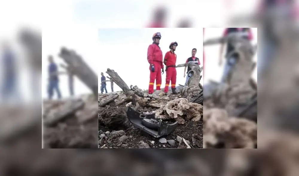 Autoridades encuentran el avión estrellado.