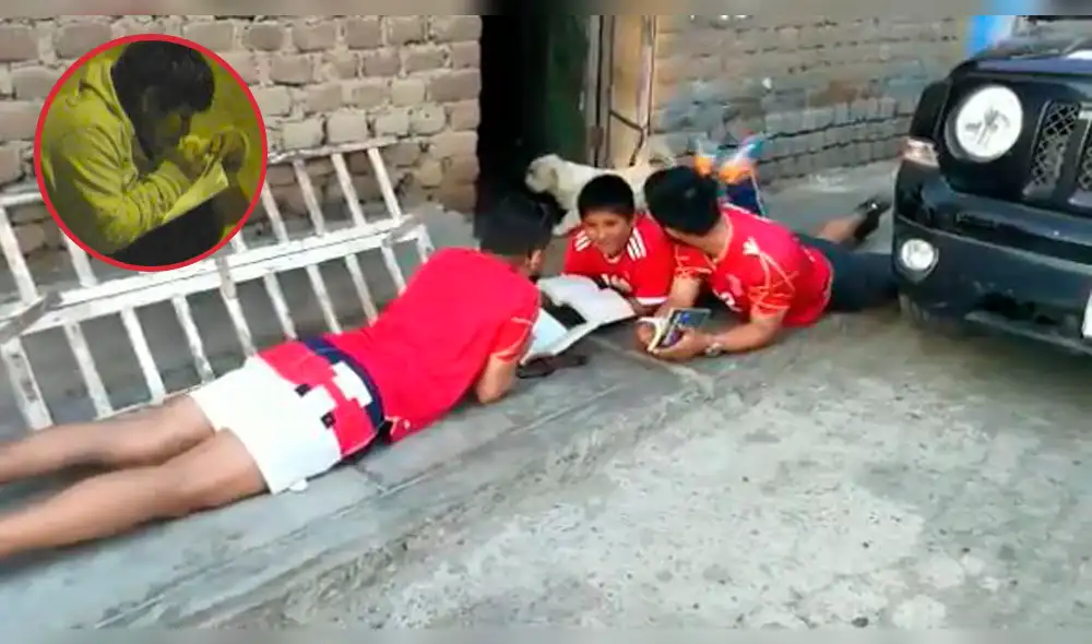 Árabe ayudará económicamente a niño que estudiaba bajo un poste de luz [VIDEO]