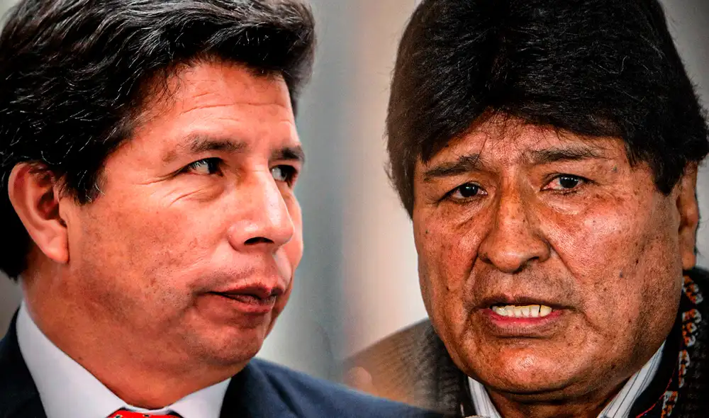 “El discurso de odio y las amenazas de escarmiento de la derecha peruana y sus medios de comunicación en contra de Pedro Castillo ponen en riesgo la integridad de él y su familia", indicó Evo Morales. Foto: composición Gerson Cardoso/La República/AFP
