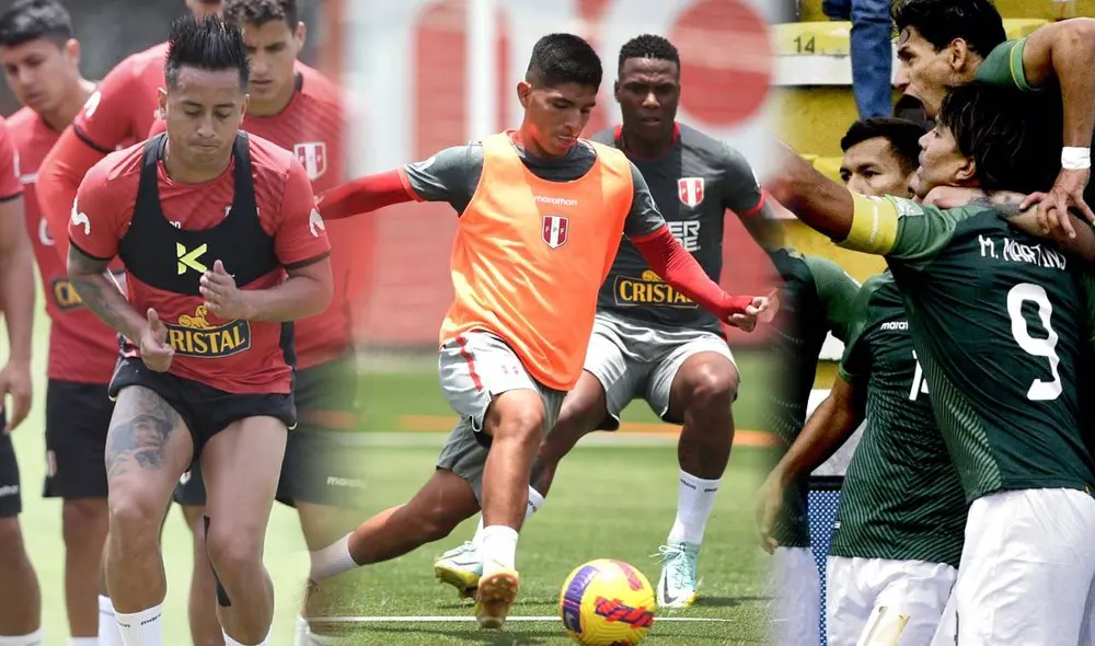 Christian Cueva y Piero Quispe estarían desde el inicio ante Bolivia. Foto: composición/selección peruana/AFP Christian Cueva y Piero Quispe estarían desde el inicio ante Bolivia. Foto: composición/selección peruana/AFP