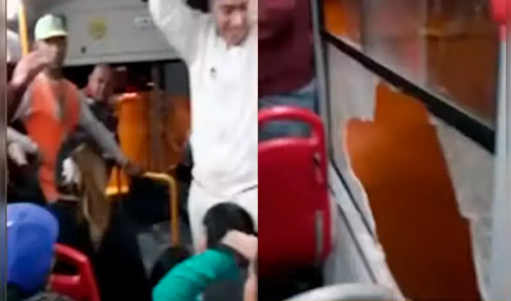 En total subieron tres hombres y una mujer para asaltar a los pasajeros del bus.