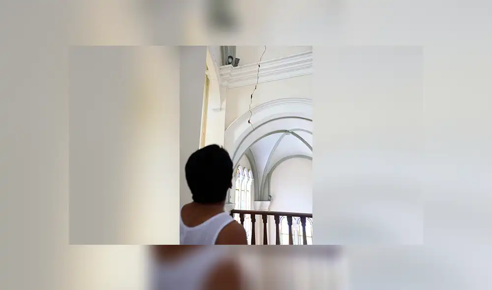 Sismo en Loreto: Iglesia de 1928 fue afectada por movimiento telúrico [VIDEO]