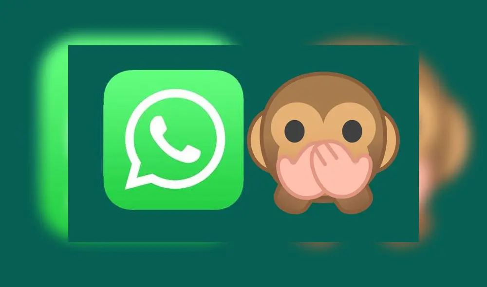 El emoji de WhatsApp del monito tapándose la cara