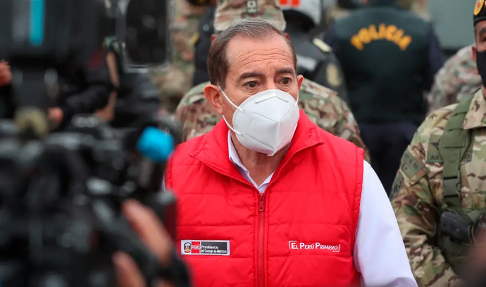 Walter Martos supervisó el cumplimiento del aislamiento social en Lima Metropolitana. Foto: PCM.