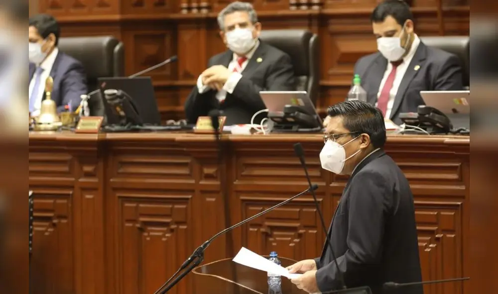 Vicente Zeballos Foto: Congreso Vicente Zeballos Foto: Congreso