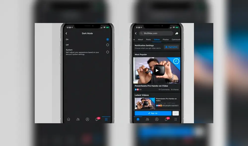 Y mostraría un fondo de color gris oscuro, sin llegar al negro puro, al igual que en el reciente error reportado.