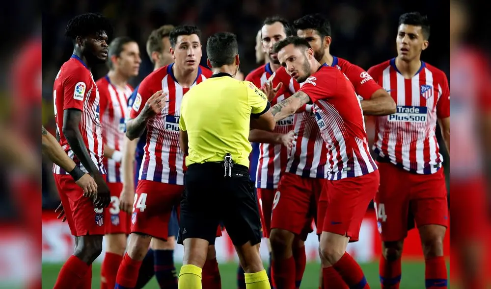 Barcelona vs Atlético de Madrid: Diego Costa se fue expulsado tras insultar al árbitro [VIDEO]