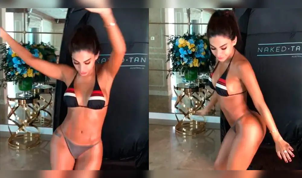 Stephanie Valenzuela baila twerking con diminuto bikini y causa alboroto [VIDEO]