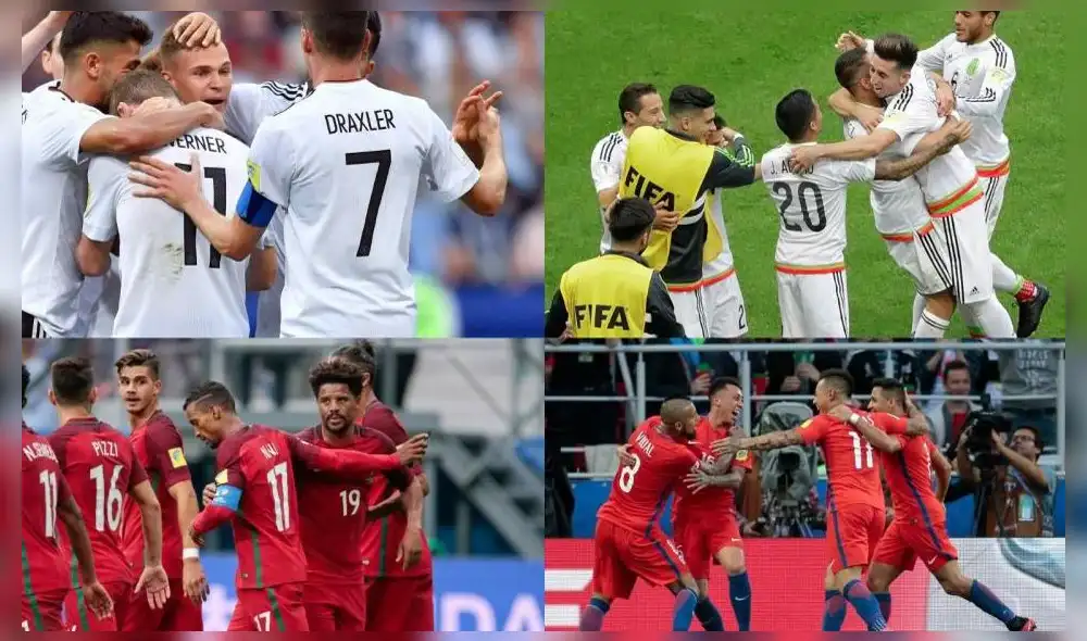 Copa Confederaciones 2017: día, hora y canal del Chile vs. Portugal y México vs. Alemania