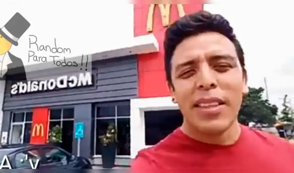Facebook: joven cuenta terrible anécdota frente a McDonald's y final es inesperado [VIDEO]