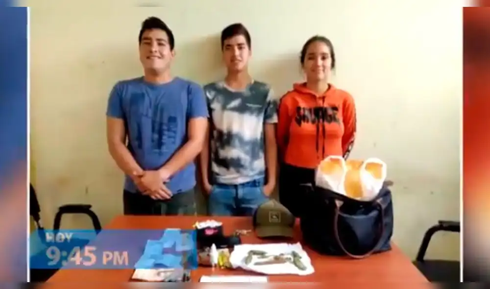 La joven modelo que estuvo en la 'fiesta del terror' fue detenida por la policía.