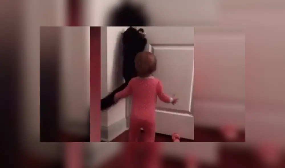 En YouTube, una mujer colocó un aparato de seguridad para vigilar a su pequeña y se llevó tremenda sorpresa.