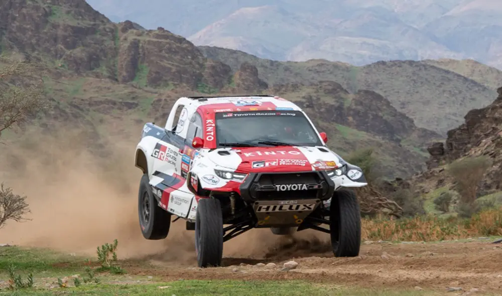 El Rally Dakar 2023 se corre en Arabia Saudita. Foto: EFE