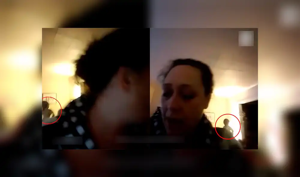 YouTube: Aterradora figura aparece mientras mujer hablaba por videollamada dejándola en shock [VIDEO]