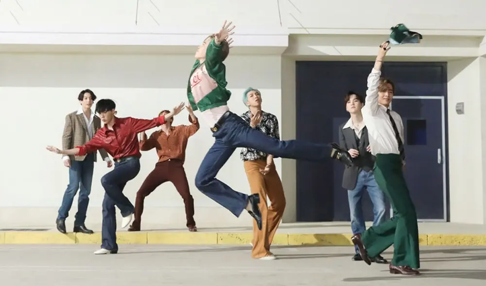 BTS en iHeart Festival 2020 EN DIRECTO con su presentación "Dynamite". Créditos: Big Hit Entertainment