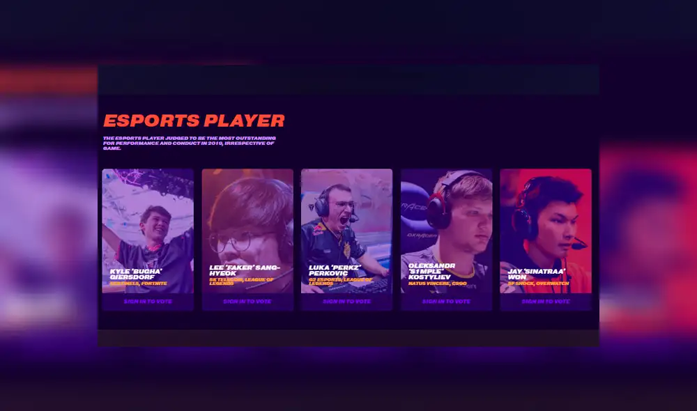 Nominados a The Game Awards 2019.