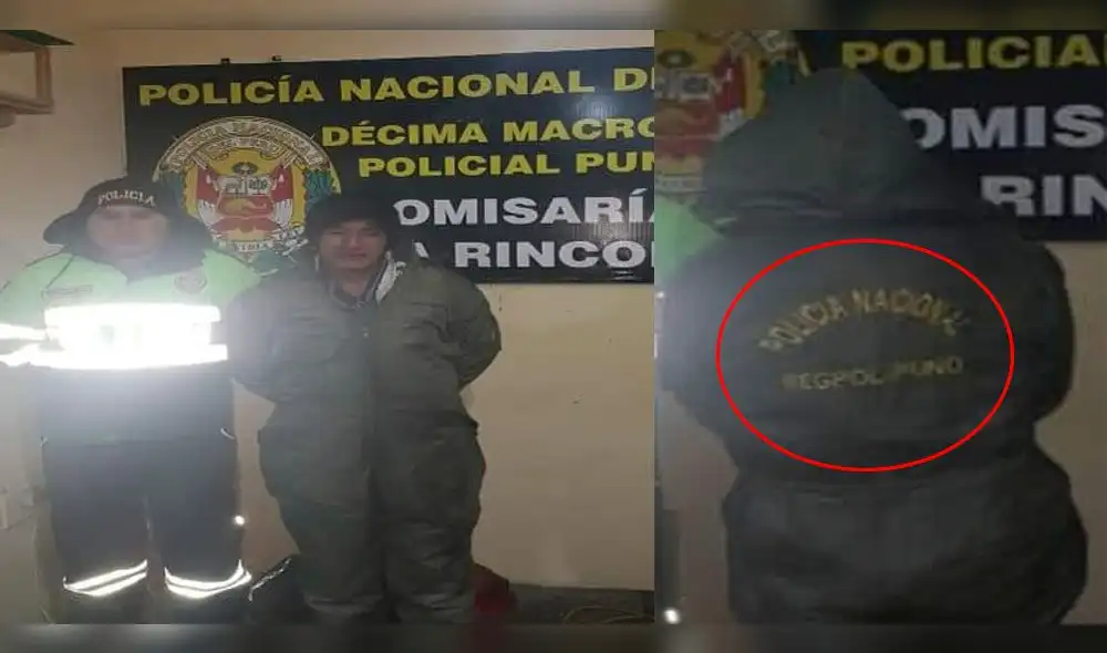 Sujeto se hacía pasar como policía para intervenir vehículos en Puno