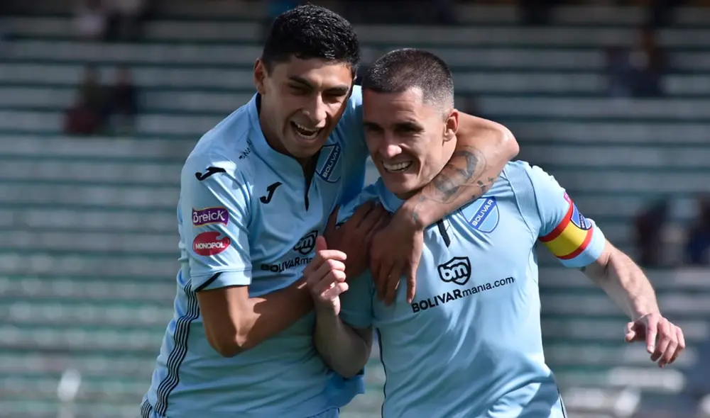 Bolívar choca con Guabirá por la fecha 16 de la Primera División de Bolivia. | Foto: @DiezDeportes