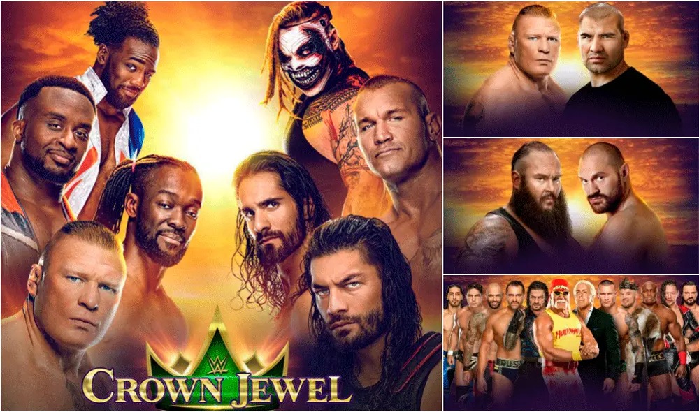 Sigue aquí EN VIVO ONLINE y EN DIRECTO el WWE Crown Jewel 2019 desde Arabia Saudita.