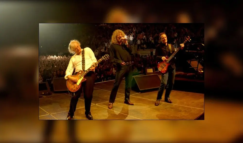 Robert Plant, Jimmy Page y John Paul Jones tocando juntos después de mucho. (Foto: Nación Rock)