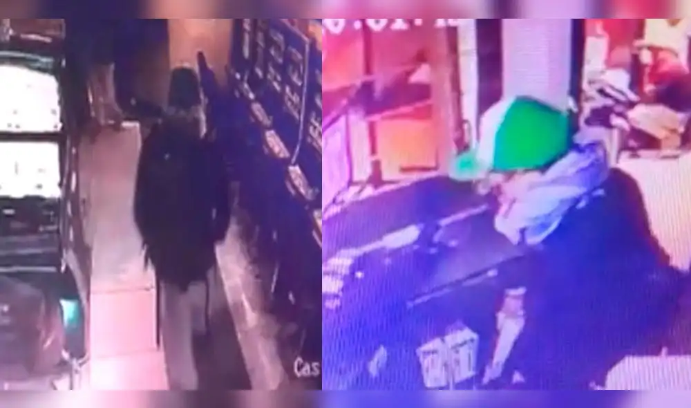 Captan el preciso momento del robo de S/ 10 mil en un casino de Tacna [VIDEO]