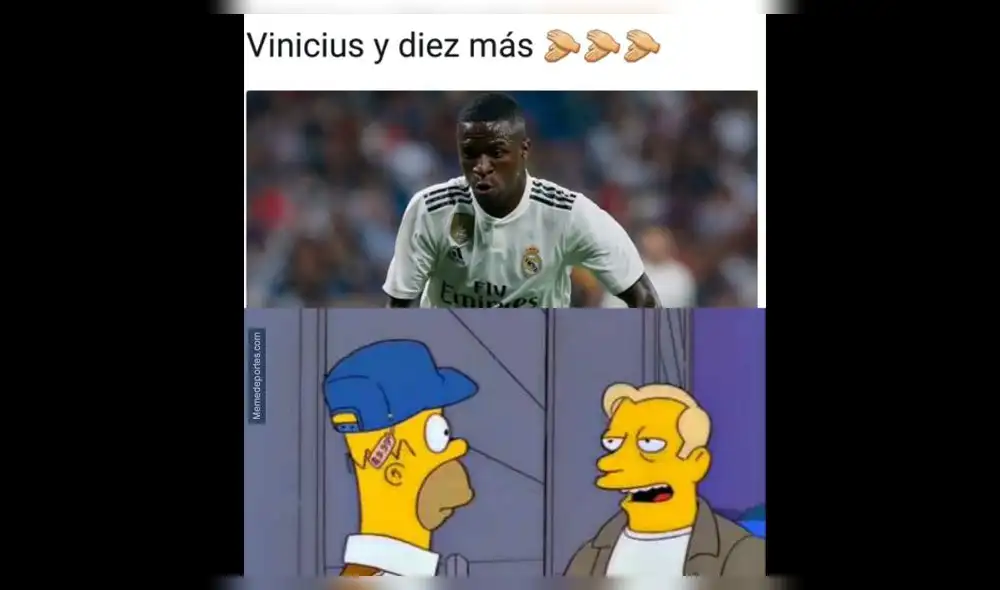 Facebook: hilarantes memes de Vinicius Jr en el triunfo del Real Madrid ante Valladolid