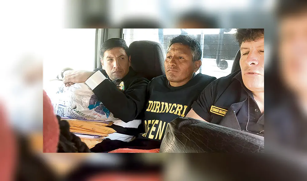 Detenidos. José Chapa Díaz (FDTA)  y Andrés Saya Mamani (Construcción Civil).