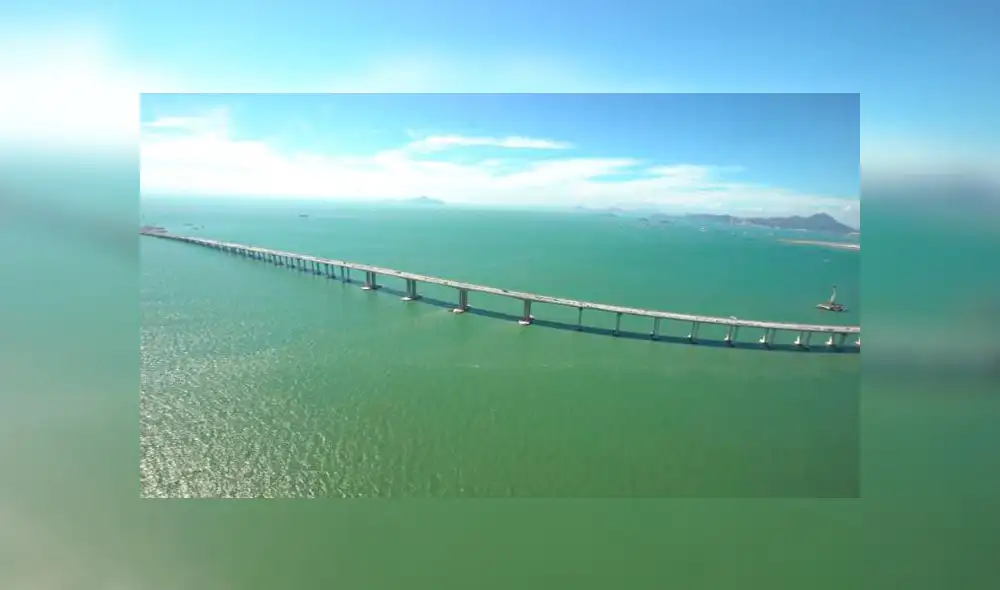 China inaugura el puente sobre el mar más largo del mundo [FOTOS]