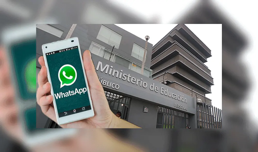 Minedu habilita número de WhastApp para recibir denuncias durante el Año Escolar 2020