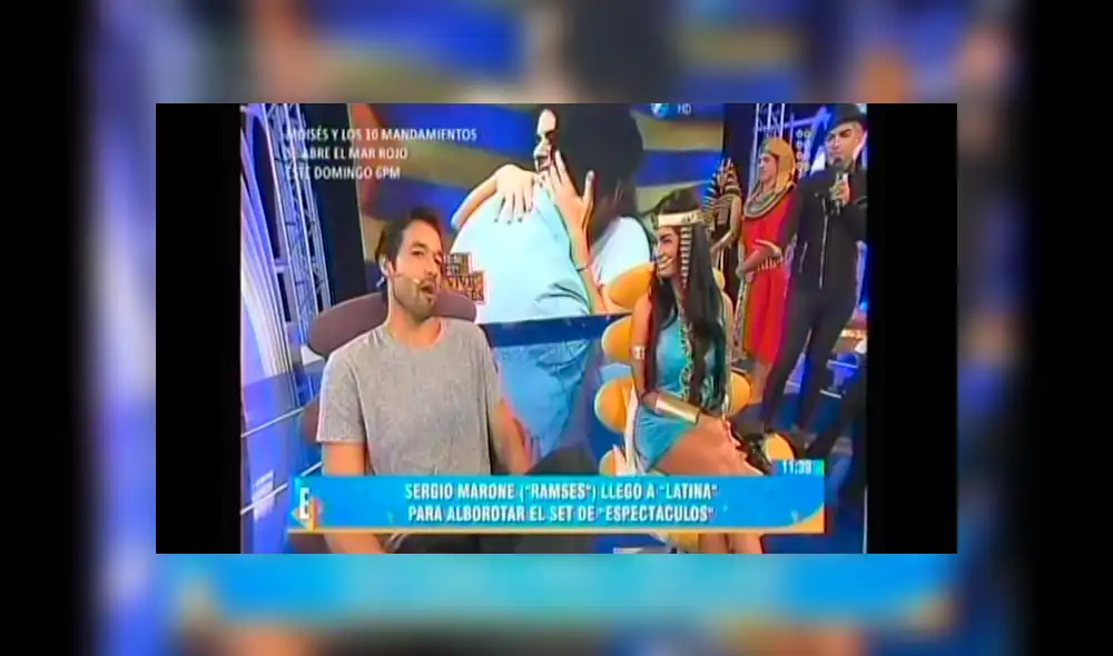 ‘Zorro’ Zupe incomodó a ‘Ramsés’ con candente comentario en Latina [VIDEO]
