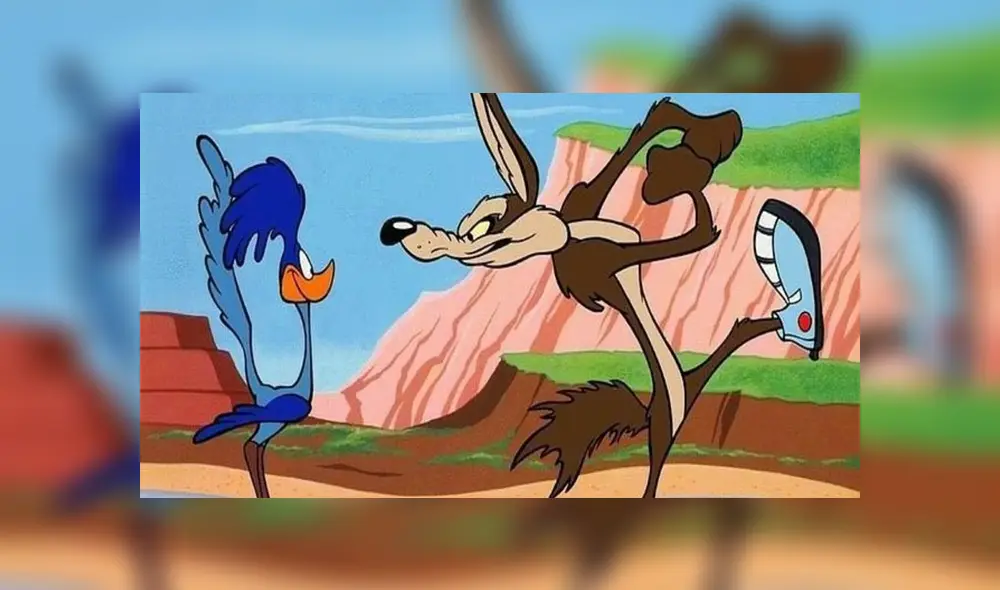 El coyote y el correcaminos es una popular caricatura de Warner. Foto: Captura. El coyote y el correcaminos es una popular caricatura de Warner. Foto: Captura.