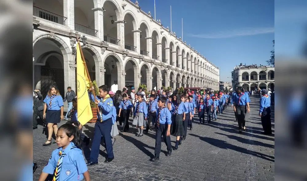 Arequipa: scouts invocan a los niños a cambiar los videojuegos por el medio ambiente