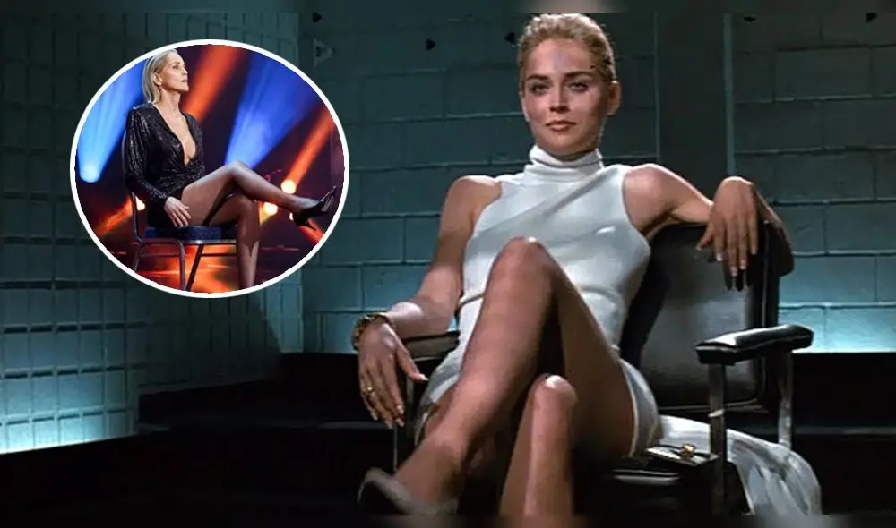 Sharon Stone recrea la icónica escena de Bajos Instintos -  Fuente: Difusión