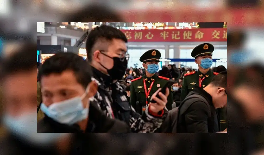 Las medidas se vuelven cada vez más drásticas en todo el territorio Chino. Foto: Vigilancia en aeropuerto de Shangai / AFP. Las medidas se vuelven cada vez más drásticas en todo el territorio Chino. Foto: Vigilancia en aeropuerto de Shangai / AFP.