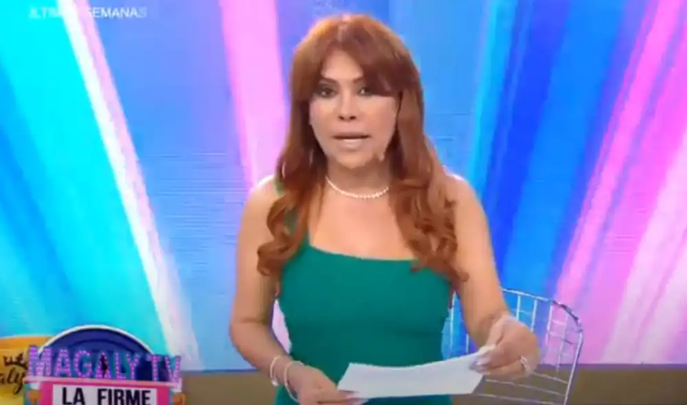Magaly Medina revela que archivaron denuncia denuncia en su contra. Foto: captura ATV