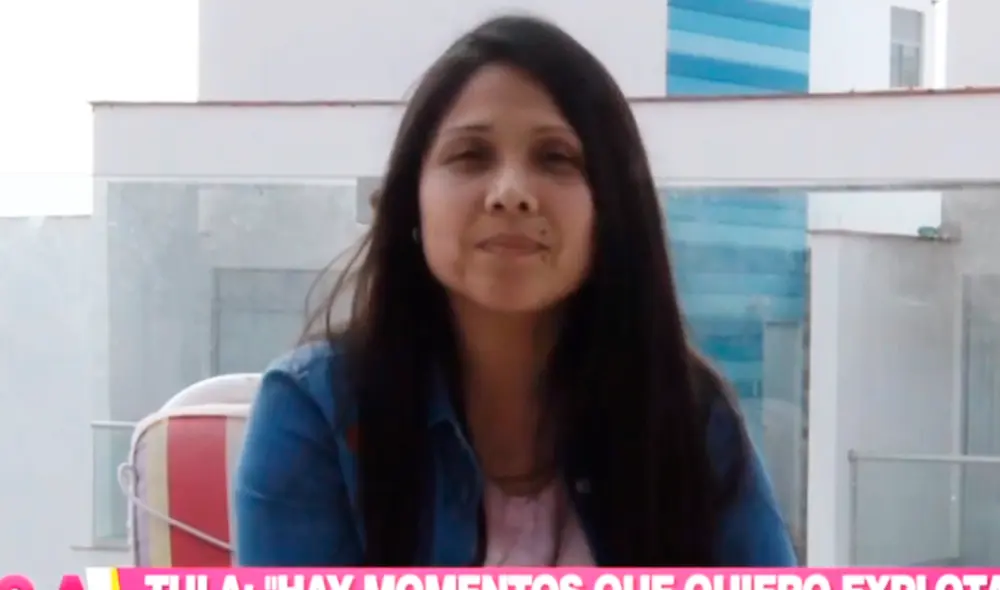 Tula Rodríguez afirmó que está decidida a continuar trabajando. Foto: captura América TV