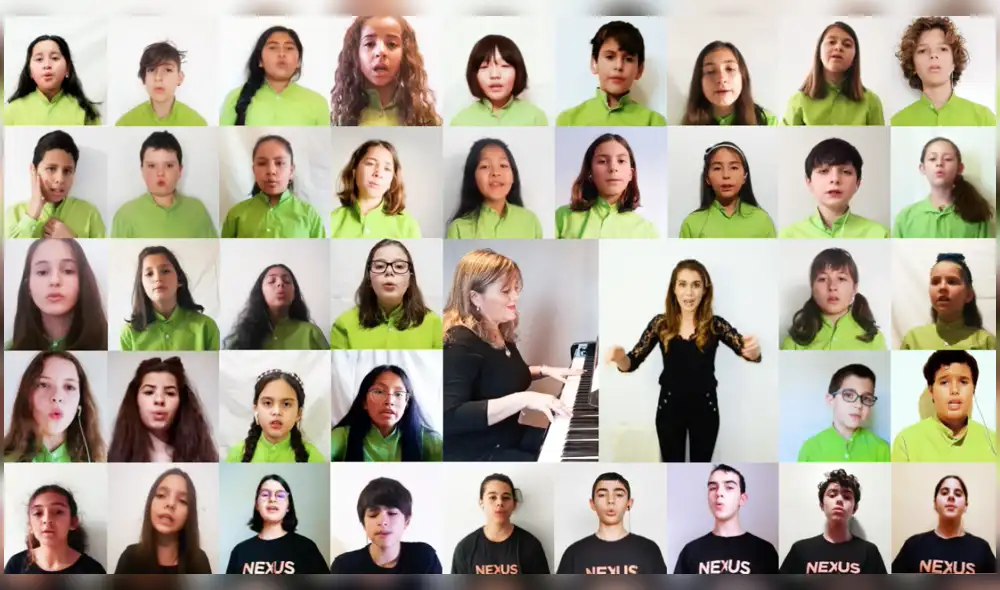 Los menores se unieron a una sola voz en medio de la crisis sanitaria. (Foto: La Vanguardia)