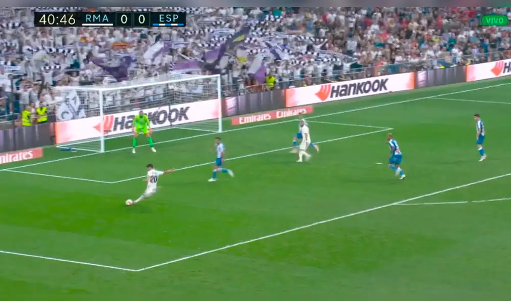 Real Madrid vs Espanyol: Asensio puso el 1-0 con apoyo del VAR [VIDEO]