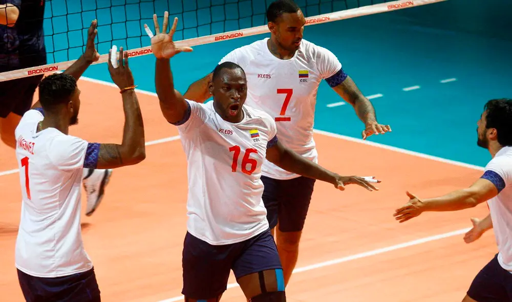 Perú debutó con derrota ante Colombia en el Preolímpico de Vóleibol Masculino Chile 2020. | Foto: @PanamSports Perú debutó con derrota ante Colombia en el Preolímpico de Vóleibol Masculino Chile 2020. | Foto: @PanamSports